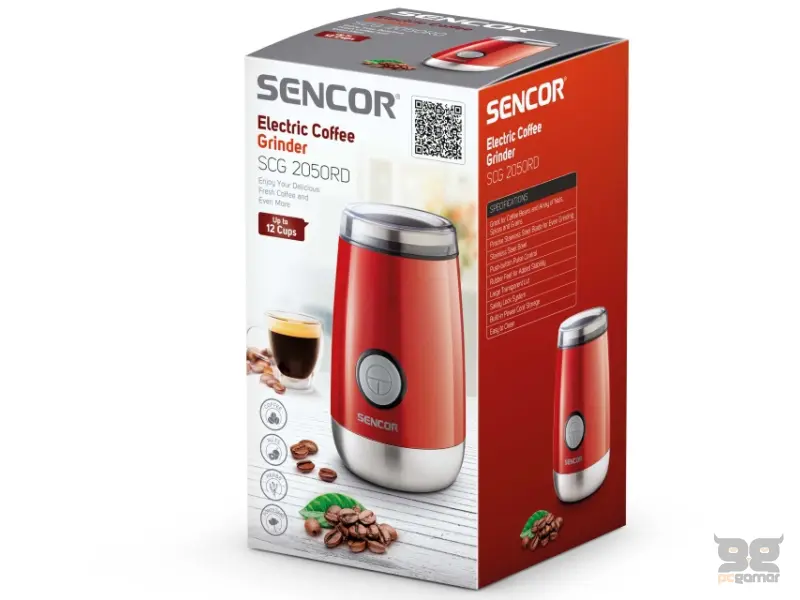 SENCOR SCG 2050RD električni mlin za kafu 
