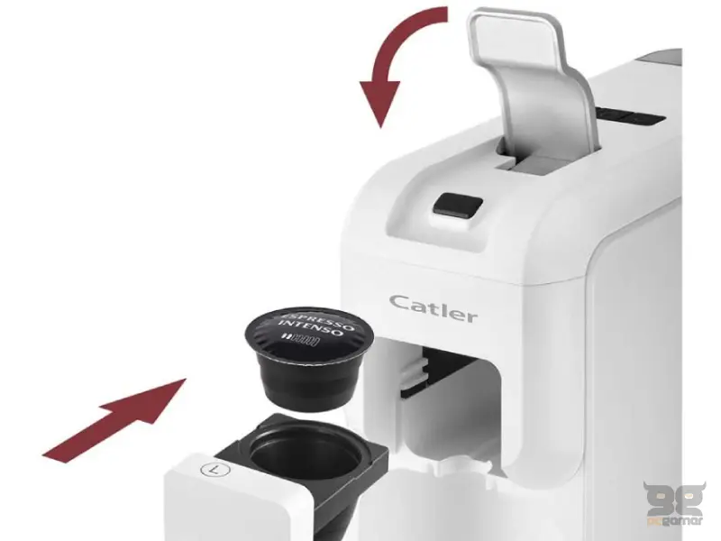 CATLER ES 702 Porto W Espresso aparat za 3 vrste kapsula i mlevenu kafu beli 