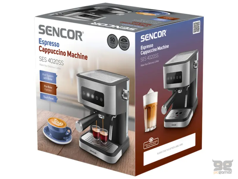 SENCOR SES 4020SS Aparat za espresso kafu 