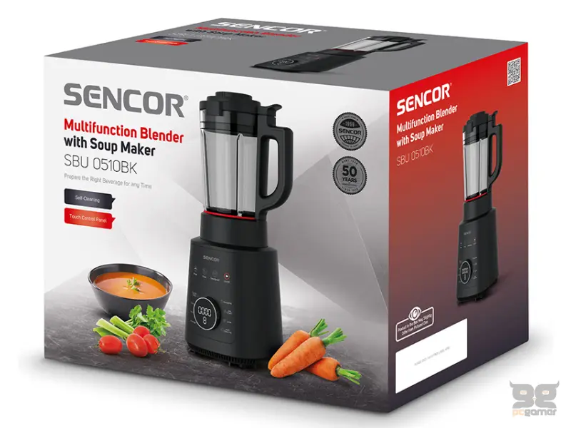 SENCOR SBU 0510BK Multifunkcijski blender sa funkcijom kuvanja 