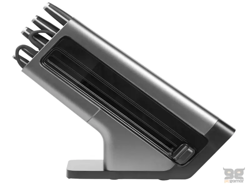 Ninja K32006EU set noževa, 5 noževa, makaze, stalak sa integrisanim oštračem, drveni podmetač