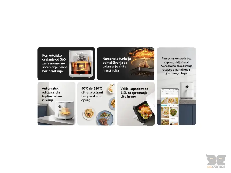 Xiaomi Smart Air Fryer 6.5L Black