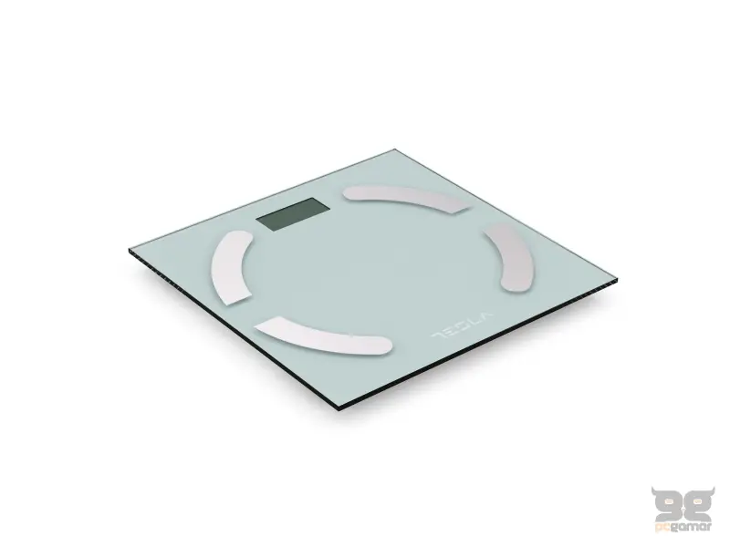 Tesla BS301WX Tjelesna vaga, smart App, raspon mjerenja 3kg-180kg, white-inox