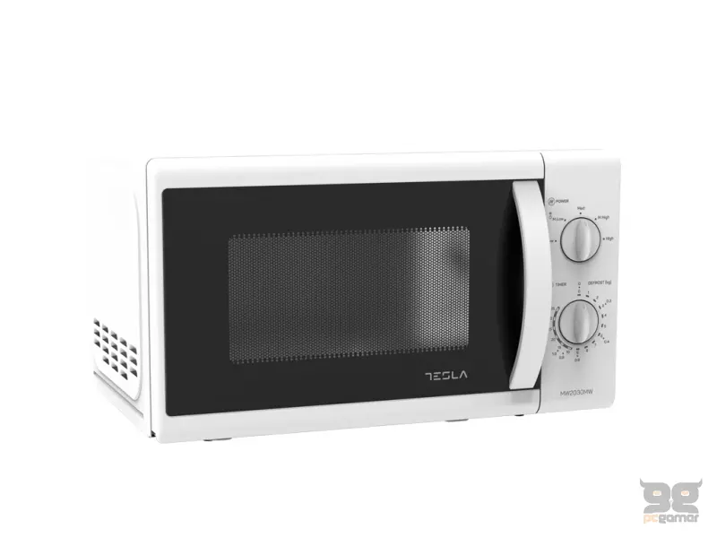 Tesla MW2030MW mikrotalasna pećnica, 20L, 700W, mehaničke komande, 5 nivoa snage, bijela