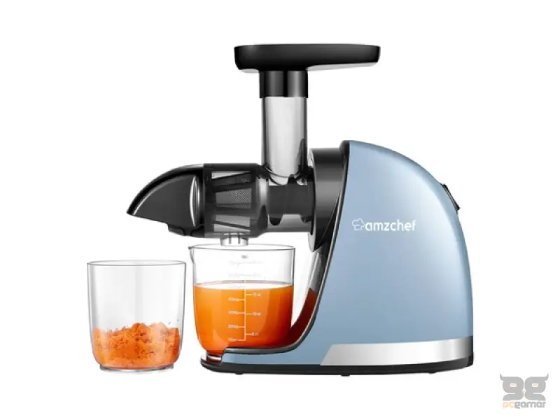 AMZCHEF Slow Juicer ZM1501-BU-SM Blue