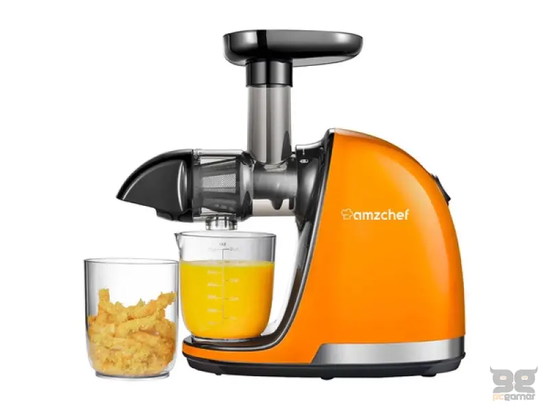 AMZCHEF Slow Juicer ZM1501-OG-SM orange