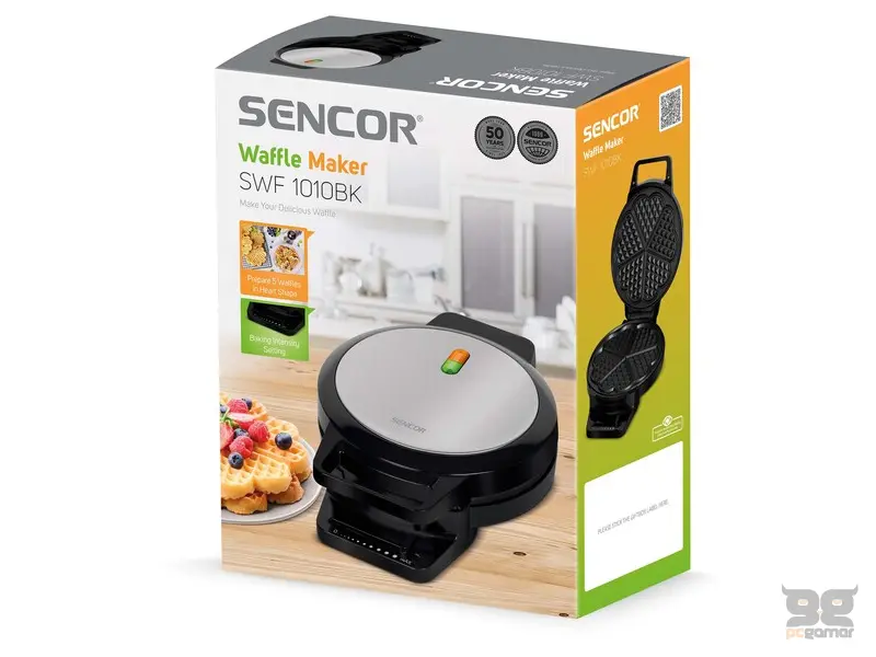 SENCOR SWF 1010BK aparat za vafle 