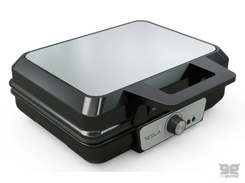 Tesla WM200BX aparat za vafle,1000W, neljepljive radne površine, zaštita od pregrijavanja, black-ino