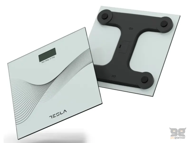 Tesla BS103W tjelesna vaga, raspon mjerenja 3kg-180kg, auto shut-off, bijela