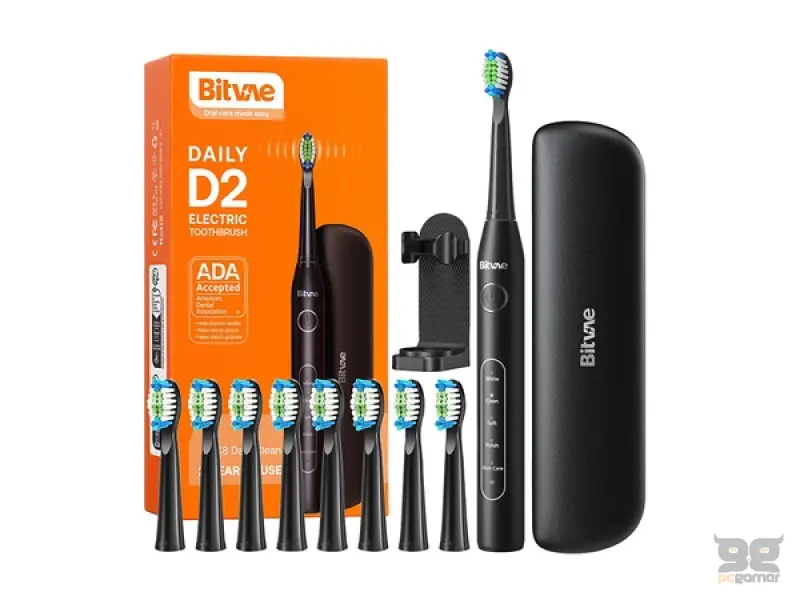 Bitvae elektricna cetkica za zube D2 crna