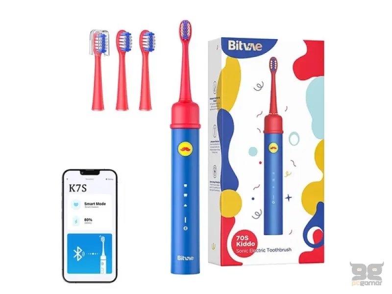 Bitvae djecija elektricna cetkica za zube K7S (plava)