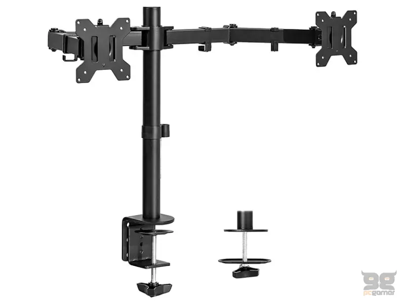 SHORTHORN Z022 zglobni stoni nosač za dva monitora 15-33 inča 