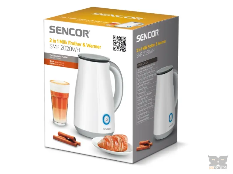 SENCOR SMF 2020WH Aparat za grejanje i penu od mleka 