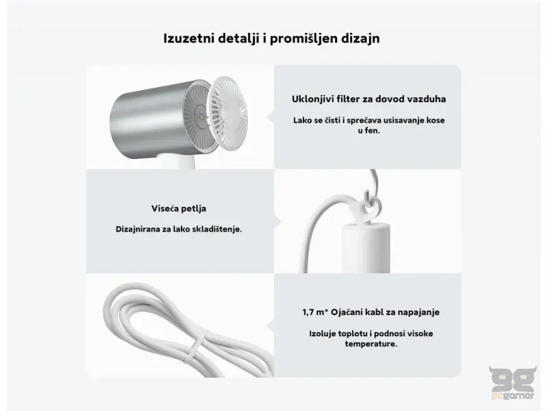 Xiaomi Water Ionic Hair Dryer H500 EU
