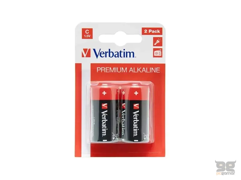 VERBATIM Baterije C LR14 1.5V 49922-46 2kom 