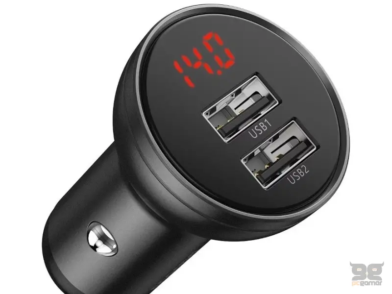 Baseus auto punjac USB 4.8A Car Charger 24W Grey