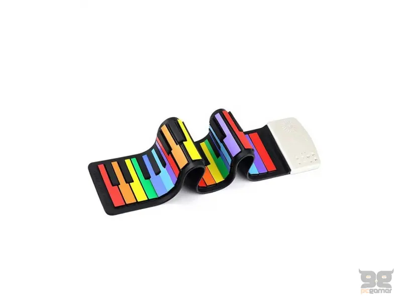 Moye Klavijatura Rainbow Roll Up Piano