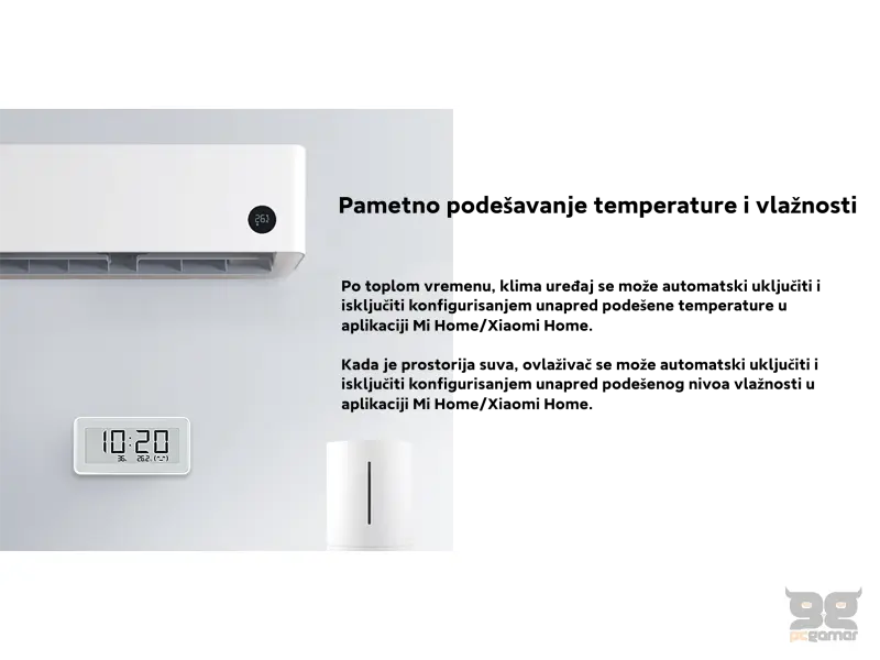 Mi Temperature and Humidity Monitor Clock