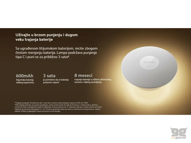 xaomi night light 3 gl