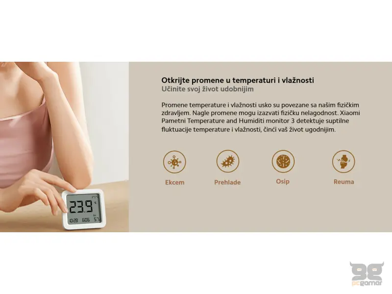 Mi Temperature and Humidity Monitor 3