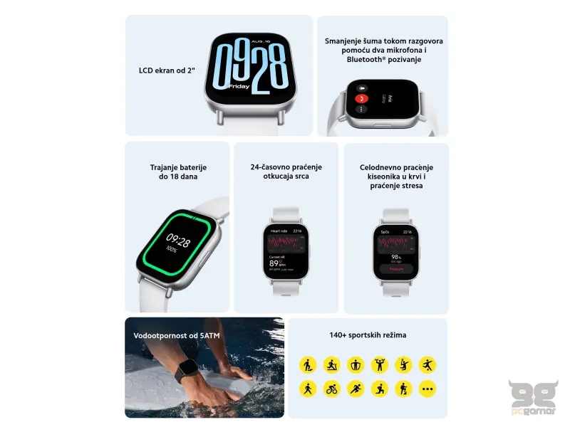 Redmi Watch 5 Active Matte Silver