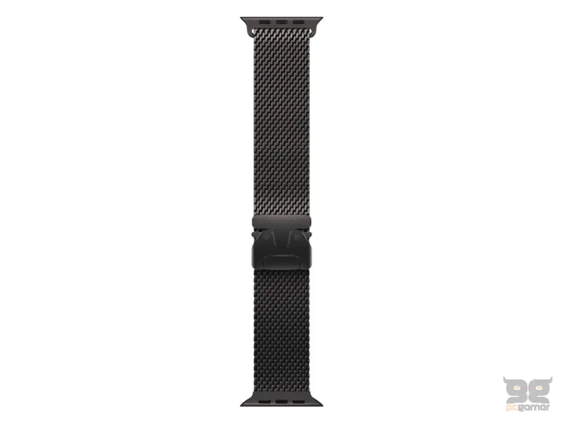 APPLE Watch Ultra2 v2 Cellular 49mm Black Titanium Case with Black Titanium Milanese Loop - M (mx5u3se/a) 