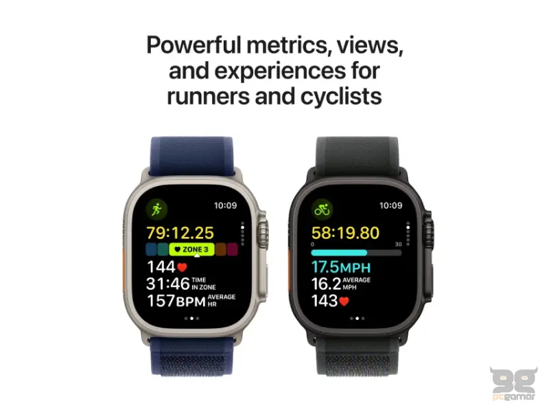 APPLE Watch Ultra2 v2 Cellular 49mm Natural Titanium Case with Natural Titanium Milanese Loop - M (mx5r3se/a) 