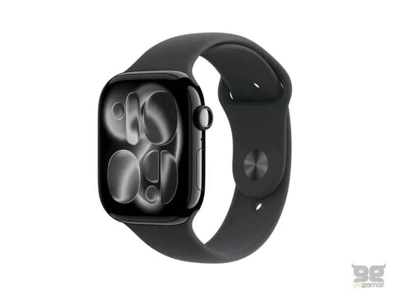APPLE Watch Series 11 GPS 46mm Jet Black Aluminium Case with Black Sport Band - M/L (meux4et/a) 