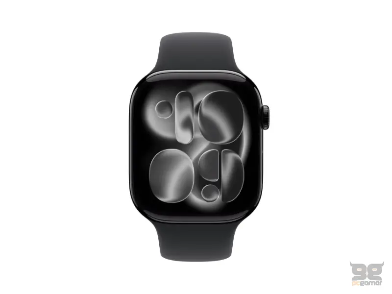 APPLE Watch Series 11 GPS 46mm Jet Black Aluminium Case with Black Sport Band - M/L (meux4et/a) 