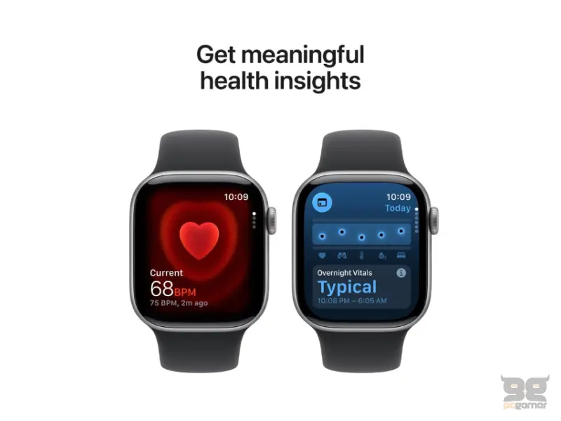 APPLE Watch Series 11 GPS 46mm Space Grey Aluminium Case with Black Sport Band - M/L (mev44rk/a) 