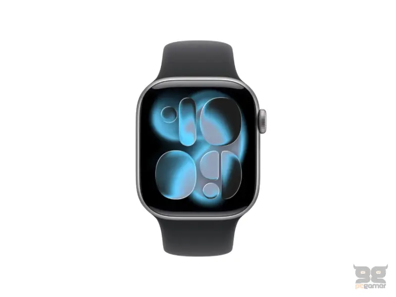 APPLE Watch Series 11 GPS 46mm Space Grey Aluminium Case with Black Sport Band - M/L (mev44rk/a) 