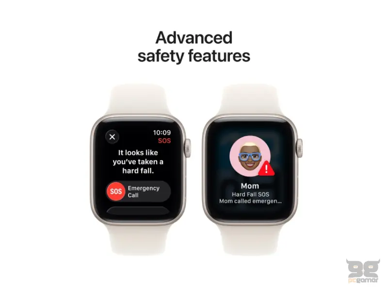 APPLE Watch SE 3 GPS 44mm Starlight Aluminium Case with Starlight Sport Band - M/L (mehj4et/a) 