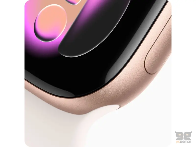 APPLE Watch Series 11 GPS 46mm Rose Gold Aluminium Case with Light Blush Sport Band - M/L (mev74et/a) 