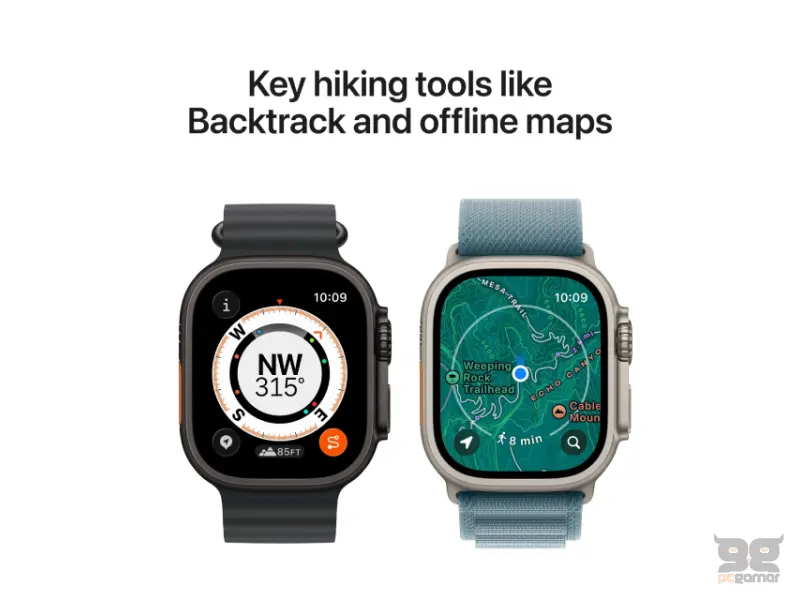 APPLE Watch Ultra 3 Cellular 49mm Black Titanium Case with Black Alpine Loop - Medium (mf0v4se/a) 