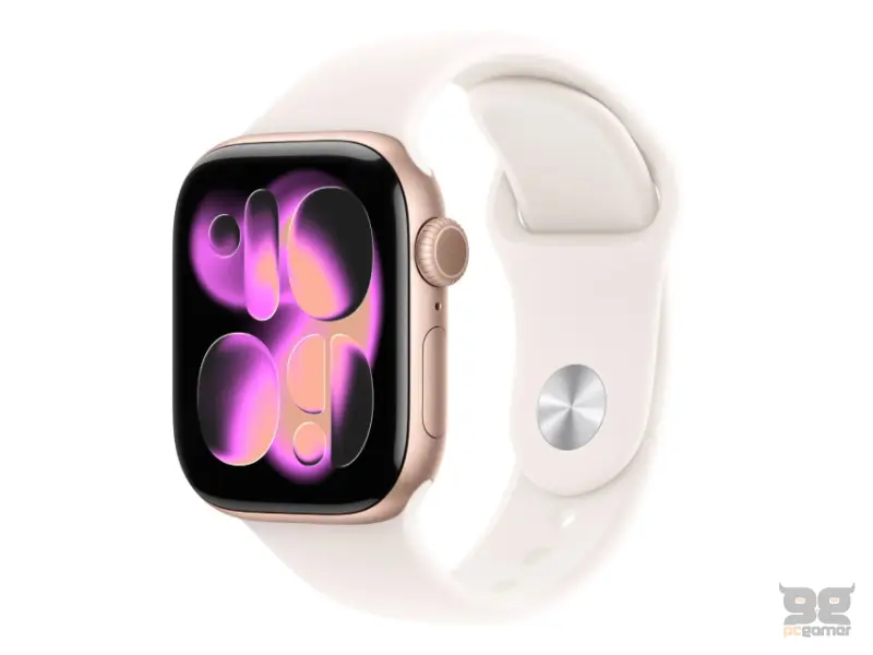 APPLE Watch Series 11 GPS 42mm Rose Gold Aluminium Case with Light Blush Sport Band - M/L (meu04et/a) 