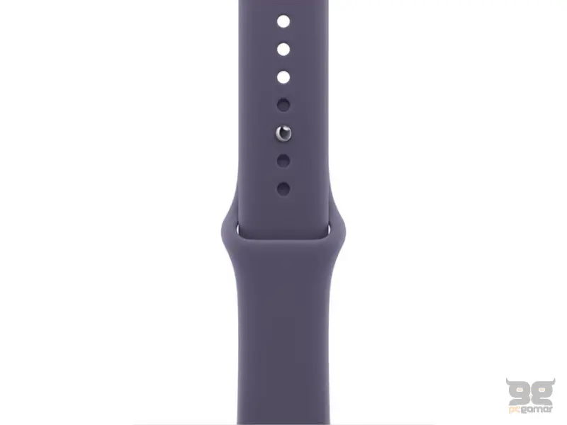 APPLE Watch S11 GPS 46mm Silver Aluminium Case with Purple Fog Sport Band -S/M (MEV94ET/A) 