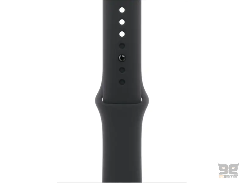 APPLE Watch S11 GPS 46mm Jet Black Aluminium Case with Black Sport Band -S/M (MEUW4RK/A) 