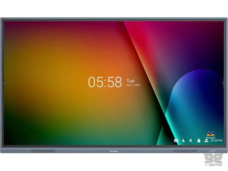 ViewSonic Interaktivni displej IFP7533-G multi touch  3840x2160 350nits 8G RAM 128GB OPS x1, Wi-Fi slot x1, HDMI-in x3, HDMI out x1, VGA x1