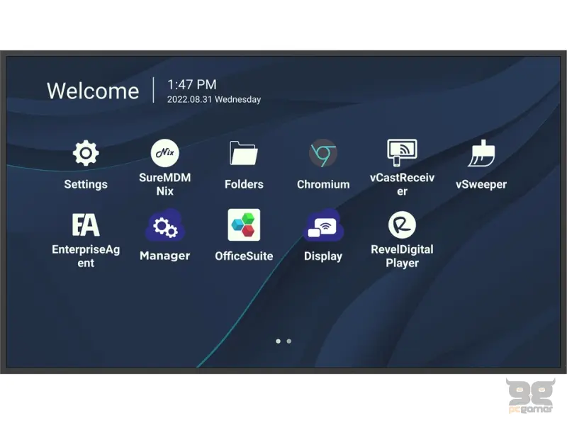 ViewSonic Presentation Display 65" LED, 3840x2160, 450 nits, 1200:1, HDMI in x 2, USB-C x 1, HDMI out x 1, w/ RS232 in x 1, USB 2.0 x 1, USB
