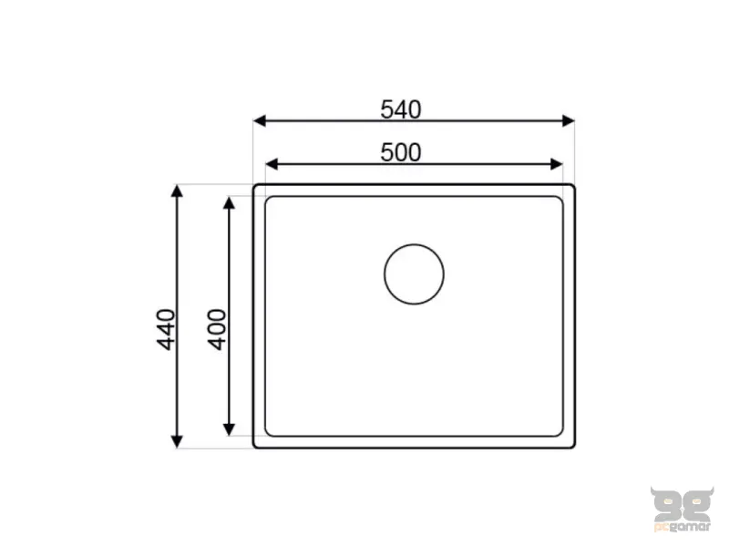 METALAC PODGRADNA/USADNA 540X4