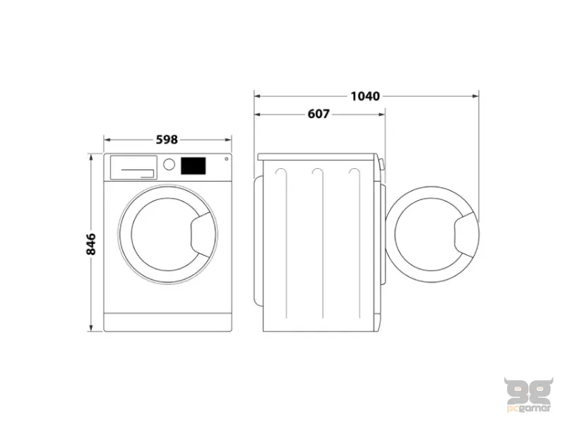 WHIRLPOOL WP C8 WBS EE mašina za sušenje veša - toplotna pumpa 