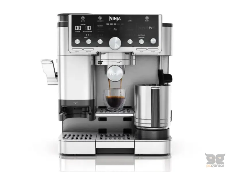 Ninja ES701EU Luxe Pro kafe aparat, 3u1 (espresso,filter i hladna kafa), Barista Assist, dual froth