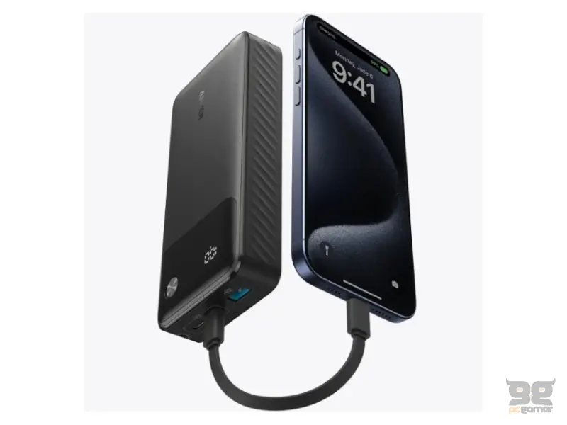 ANKER 20000mAh, 30W, Power Bank crni 