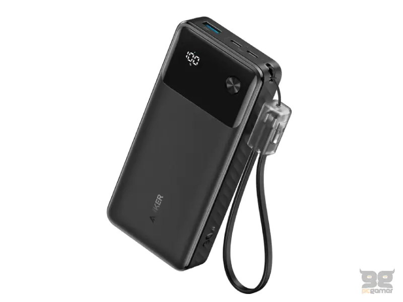 ANKER 20000mAh, 30W, Power Bank crni 