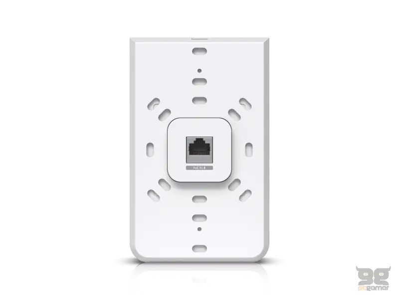 Ubiquiti UniFi AC In-Wall, 802.11ac 2x2 Dual Band 3x1000-T Ethernet, PoE Passthrough, PoE Adapter NOT Included