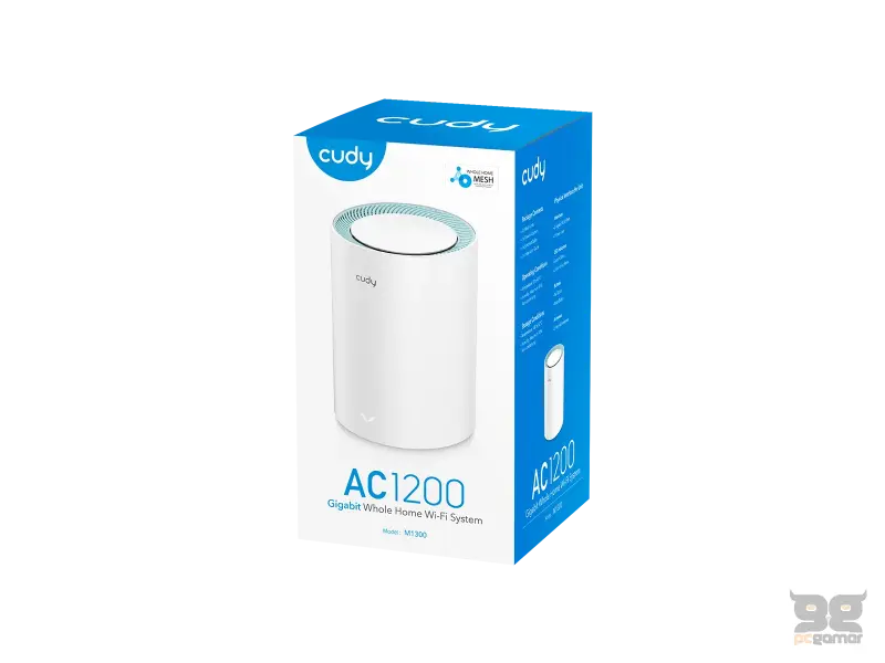 CUDY Access Point M1300(1-Pack) AC1200 Wi-Fi Gigabit Mesh