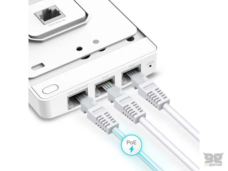 TP-LINK EAP615-Wall(EU) Wall Plate WiFi 6 Access Point 