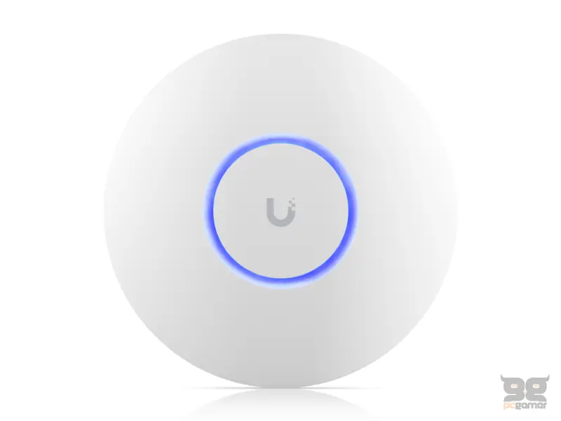 UBIQUITI UniFi U6+ Compact WiFi6 Access Point with 300+ client capacity, PoE, 9W, GbE RJ45 port