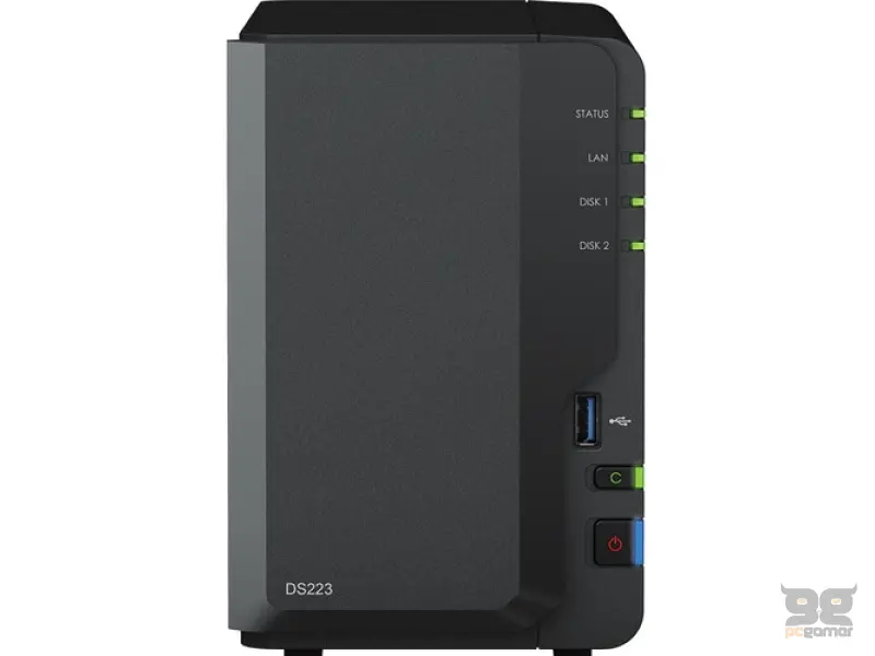 NAS Synology DS223 0/2HDD 2-bay 2GB DDR4