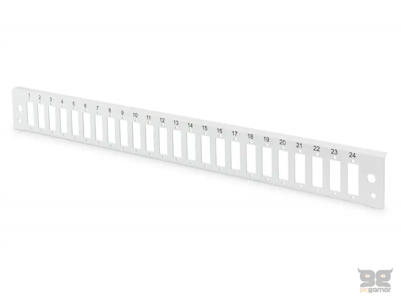 Digitus Fiber optic splice box front panel, 1U, quick lock, 24x SC DX, sivi